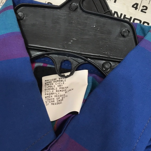 Vintage short sleeve Saddle King Western  pearl button 141/2 small regular - Picture 7 of 8